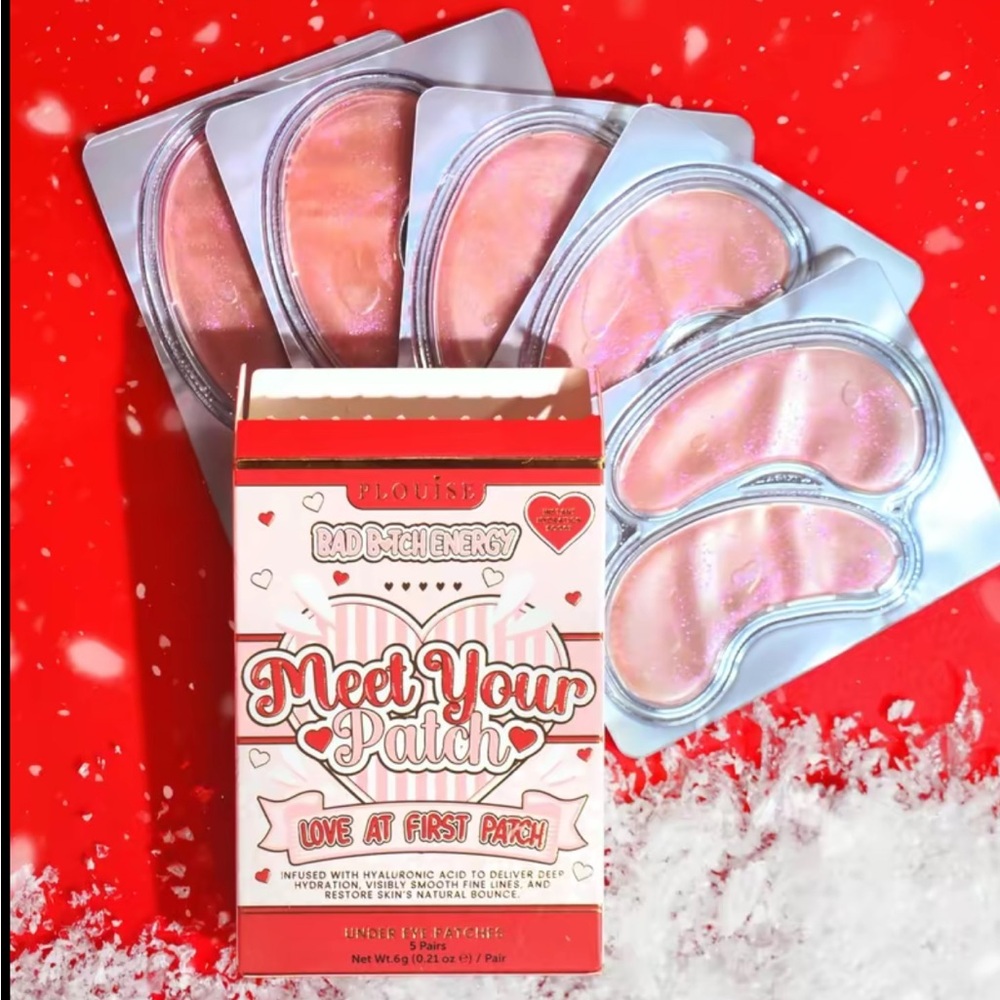 P. Louise Meet Your Patch Eye Masks - Pink.